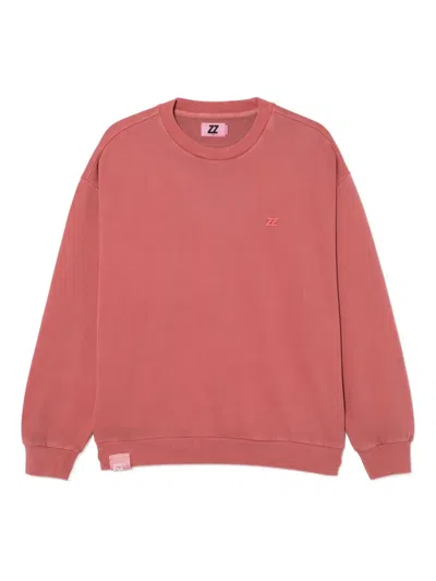 Izzue Logo-embroidered Sweatshirt In Pink