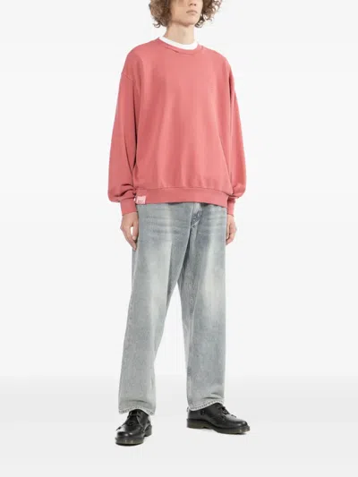 Izzue Logo-embroidered Sweatshirt In Pink