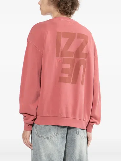 Izzue Logo-embroidered Sweatshirt In Pink