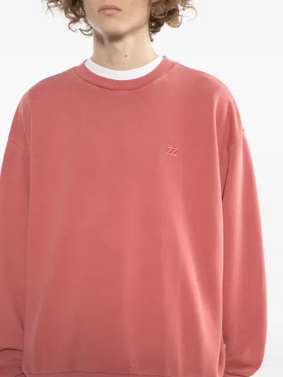 Izzue Logo-embroidered Sweatshirt In Pink