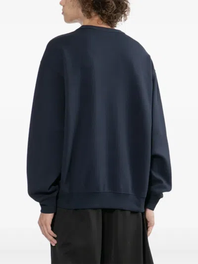 Chocoolate Graphic-print Sweatshirt In Blue