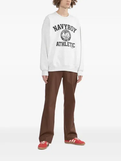 Chocoolate Graphic-print Sweatshirt In White