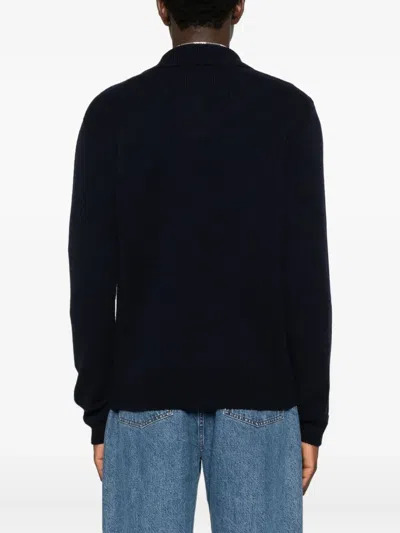 Scaglione Collared Sweater In Black