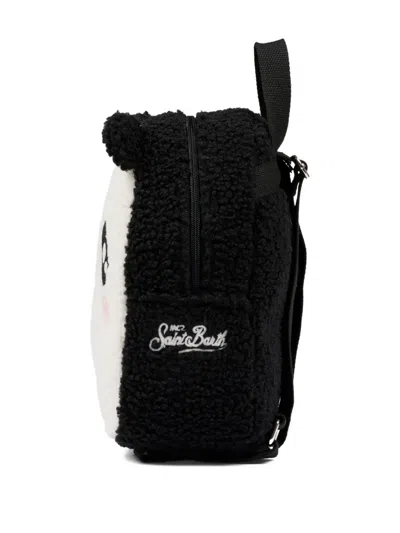 Mc2 Saint Barth Panda Motif Backpack In White