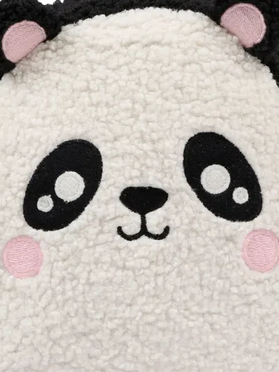 Mc2 Saint Barth Panda Motif Backpack In White