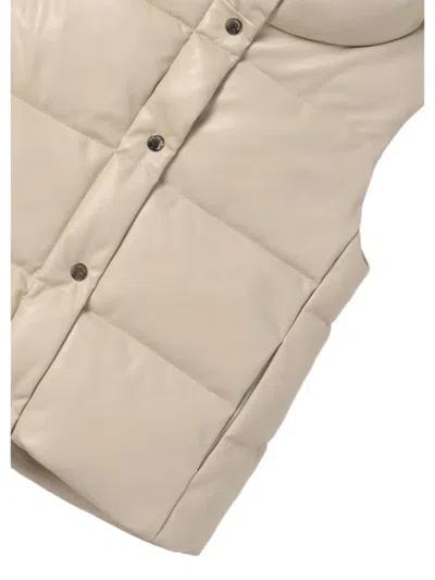Mayoral Padded Sleeveless Gilet In Neutral