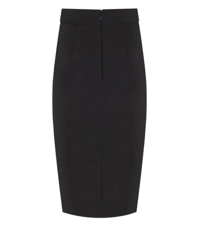Elisabetta Franchi Pencil Skirt In Black