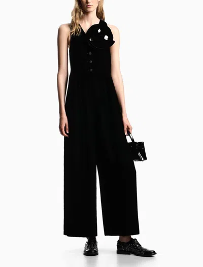 Emporio Armani Midi Dress In Black