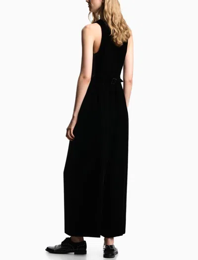 Emporio Armani Midi Dress In Black