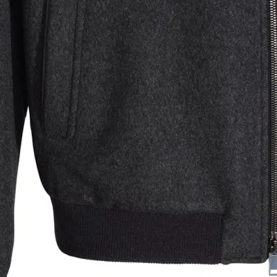 Zegna Modern High Collar Jacket Featuring Pockets In Black