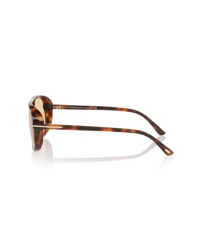 Tom Ford Womens Brown Tr001983 Guillaume Square-frame Acetate Sunglasses In Brown