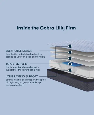 Serta Perfect Sleeper Cobra Lily 10.5 Plush Tight Top Mattress Collection In Multi