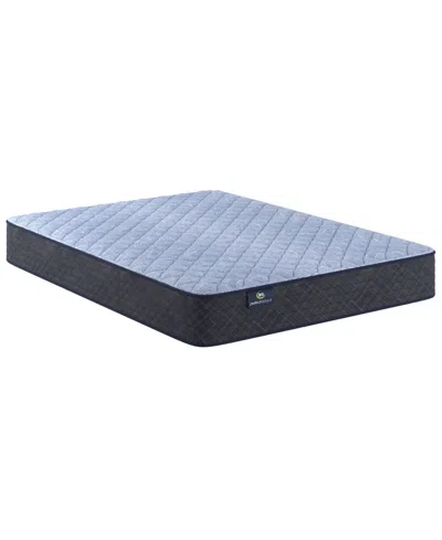 Serta Perfect Sleeper Cobra Lily 10.5" Plush Tight Top Mattress Set, Queen In Blue