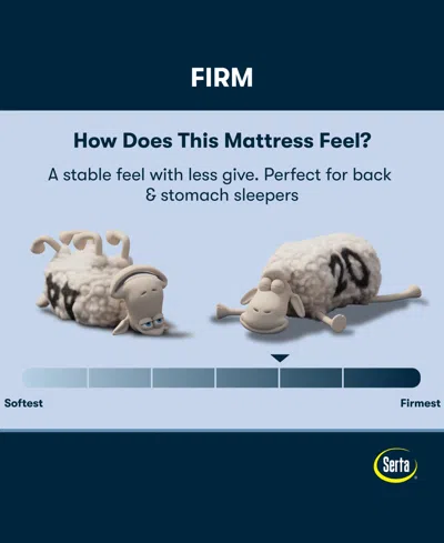Serta Perfect Sleeper Cobra Lily 10.5 Plush Tight Top Mattress Collection In Transparent