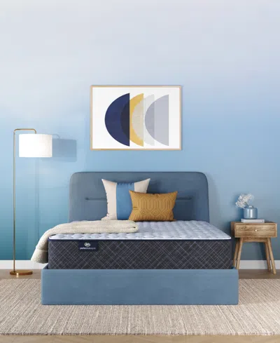 Serta Perfect Sleeper Lavender Falls 12 Medium Hybrid Tight Top Mattress Collection In Blue