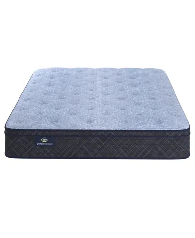 Serta Perfect Sleeper Cobra Lily 11" Plush Euro Top Mattress Set, King In Blue