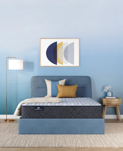 Serta Perfect Sleeper Lavender Falls 12 Medium Hybrid Tight Top Mattress Collection In Blue