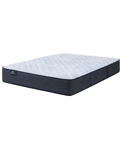 Serta Perfect Sleeper Iceland Poppy 12" Firm Tight Top Mattress Set, Queen Split In Blue