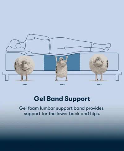 Serta Perfect Sleeper Iceland Poppy 13" Plush Tight Top Mattress Set, California King In Blue