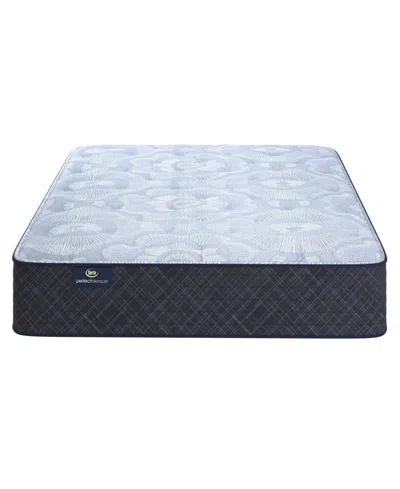 Serta Perfect Sleeper Iceland Poppy 13" Plush Tight Top Mattress Set, Twin Xl In Blue