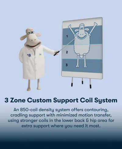 Serta Perfect Sleeper Iceland Poppy 13" Plush Tight Top Mattress Set, Twin Xl In Transparent