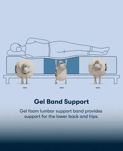 Serta Perfect Sleeper Iceland Poppy 13.5" Medium Tight Top Mattress Set, Queen Split In Transparent