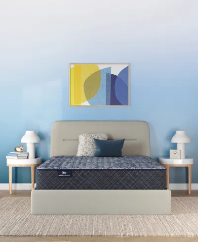 Serta Perfect Sleeper Lavender Falls 12 Medium Hybrid Tight Top Mattress Collection In Blue