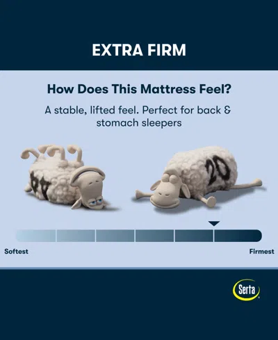 Serta Perfect Sleeper Lavender Falls 12 Medium Hybrid Tight Top Mattress Collection In Blue