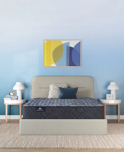 Serta Perfect Sleeper Lavender Falls 12 Medium Hybrid Tight Top Mattress Collection In Blue