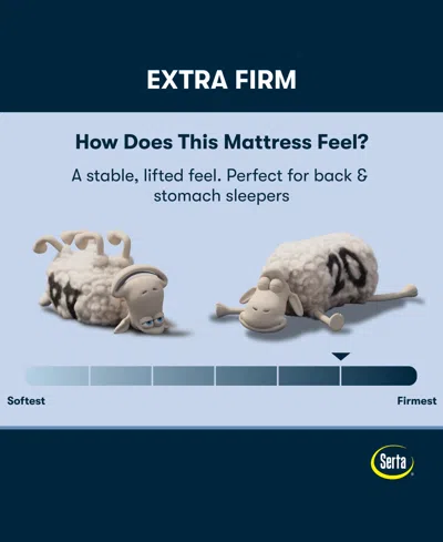 Serta Perfect Sleeper Lavender Falls 12 Medium Hybrid Tight Top Mattress Collection In Blue