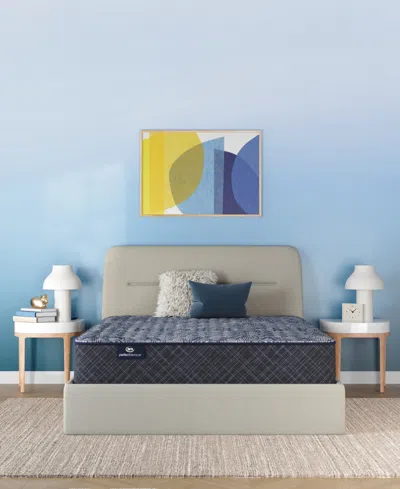 Serta Perfect Sleeper Lavender Falls 12 Medium Hybrid Tight Top Mattress Collection In Blue