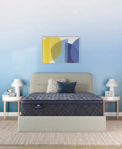 Serta Perfect Sleeper Osiria Rose 14" Firm Pillow Top Mattress Set, California King In Blue