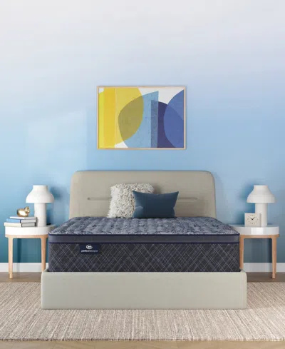 Serta Perfect Sleeper Osiria Rose 15" Plush Pillow Top Mattress, Twin Xl In Blue