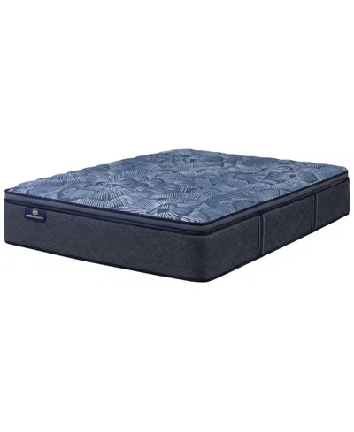 Serta Perfect Sleeper Osiria Rose 15" Plush Pillow Top Mattress, Twin Xl In Blue