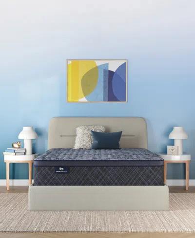 Serta Perfect Sleeper Osiria Rose 14" Firm Pillow Top Mattress Set, California King In Blue