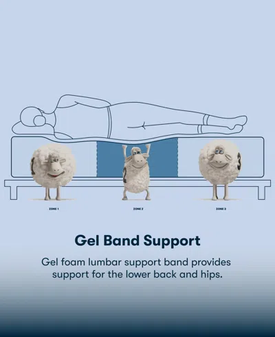 Serta Perfect Sleeper Osiria Rose 15" Plush Pillow Top Mattress Set, Queen In Gray