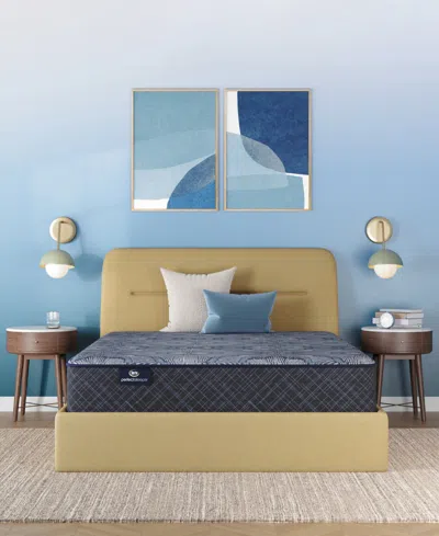 Serta Perfect Sleeper Lavender Falls 12 Medium Hybrid Tight Top Mattress Collection In Blue