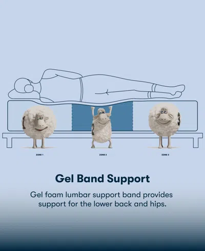 Serta Perfect Sleeper Lavender Falls 12 Medium Hybrid Tight Top Mattress Collection In Blue