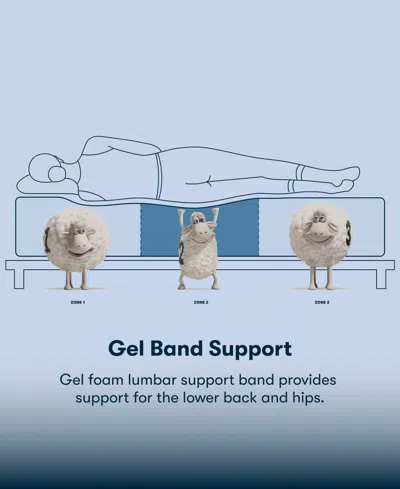 Serta Perfect Sleeper Lavender Falls 12 Medium Hybrid Tight Top Mattress Collection In Blue