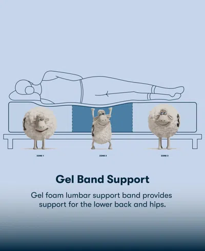 Serta Perfect Sleeper Lavender Falls 12 Medium Hybrid Tight Top Mattress Collection In Blue