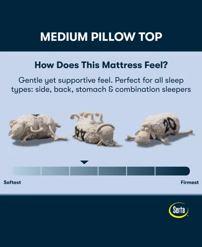 Serta Perfect Sleeper Cobalt Calm 14" Firm Pillow Top Mattress-california King In Transparent