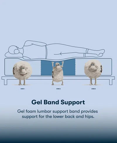 Serta Perfect Sleeper Cobra Lily 10.5" Plush Tight Top Mattress Set, Queen In Blue