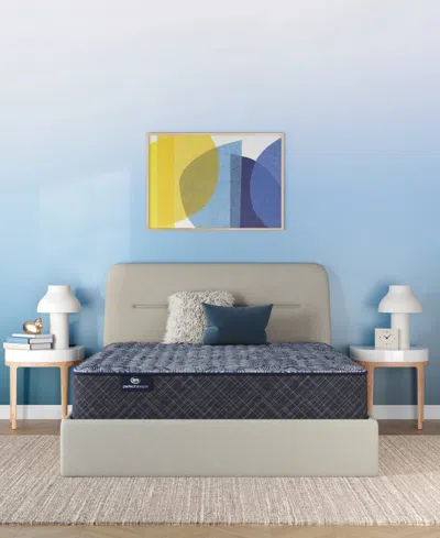 Serta Perfect Sleeper Lavender Falls 12 Medium Hybrid Tight Top Mattress Collection In Blue