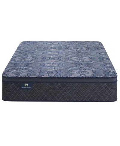 Serta Perfect Sleeper Osiria Rose 14" Medium Pillow Top Mattress Set, Twin Xl In Blue