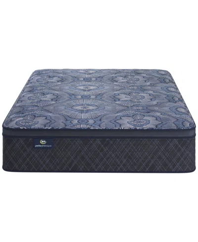 Serta Perfect Sleeper Osiria Rose 15" Plush Pillow Top Mattress Set, Twin Xl In Blue