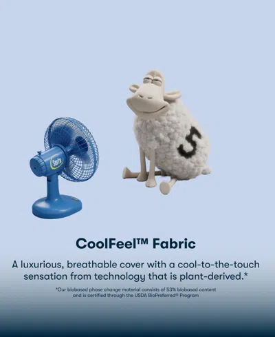 Serta Perfect Sleeper Lavender Falls 12 Medium Hybrid Tight Top Mattress Collection In Blue