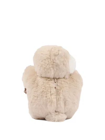 Mayoral Teddy Zip Backpack In Neutral
