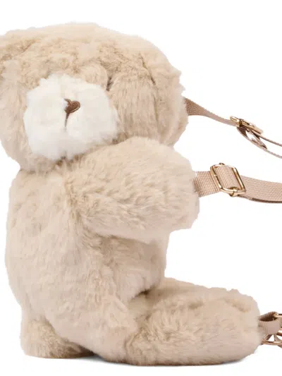 Mayoral Teddy Zip Backpack In Neutral