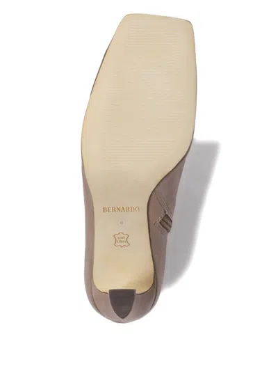 Bernardo 80mm Garda Square-toe Boots In Neutral