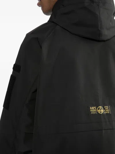 Aape By A Bathing Ape Logo-patched Jacket In Black